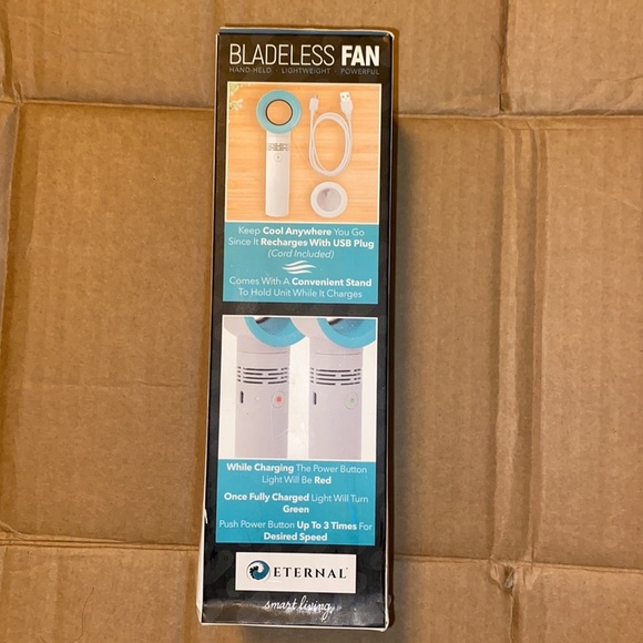 Eternal Bladeless Fan hand held, lightweight, and powerful. E103 - Picture 4 of 4